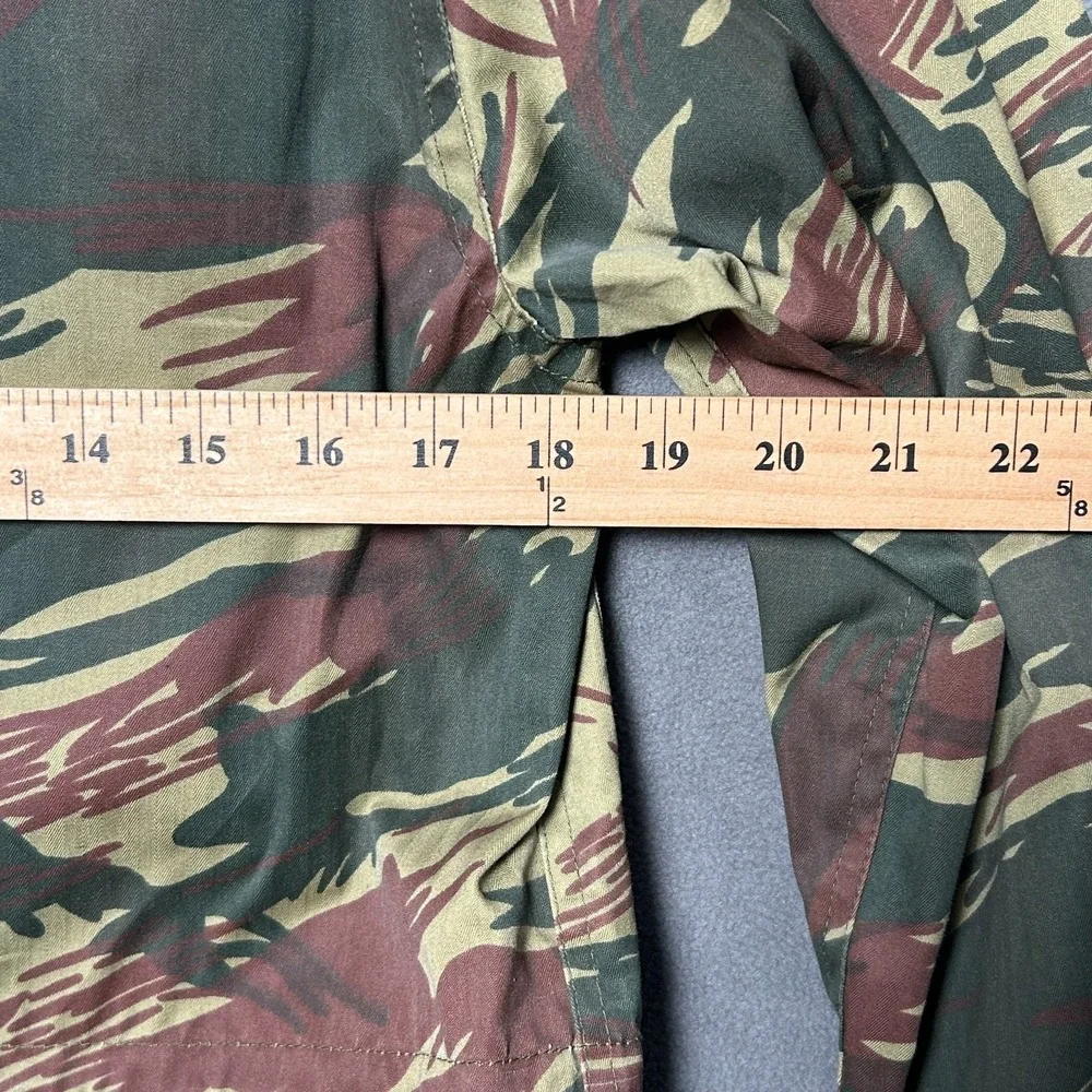 Vtg 70s French F1 Lizard Camo Military Uniform Set Jacket & Pants Deadstock M